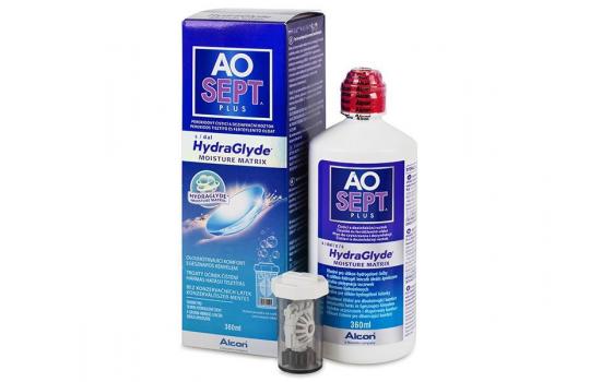 CONTACT LENS SOLUTIONS AO SEPT HYDRAGLYDE 360ml 