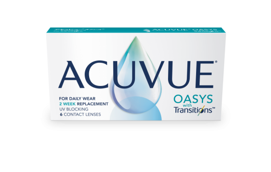 CONTACT LENSES ACUVUE OASYS WITH TRANSITIONS (6 LENSES)