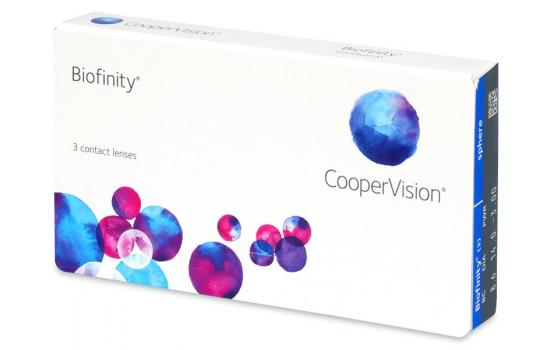 CONTACT LENSES BIOFINITY 3 PACK