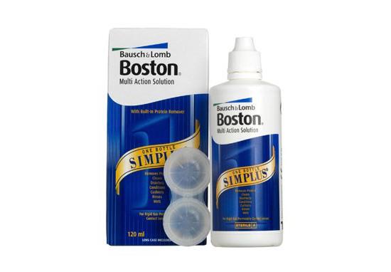 CONTACT LENS SOLUTIONS BOSTON SIMPLUS MULTI-ACTION SOLUTION 120 ML
